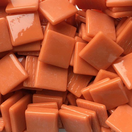 Pâte de Verre 25mm Mandarynka