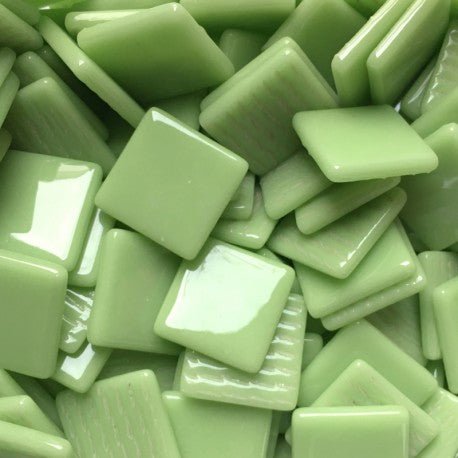 Pâte de Verre 25mm Zielony Moneta