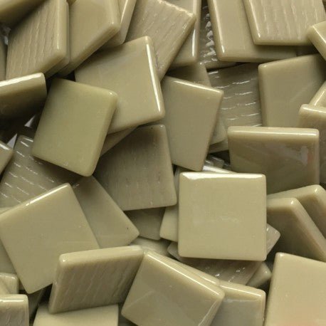 Pâte de Verre 25mm Oliwkowozielony