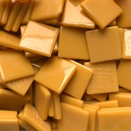 Pâte de Verre 25mm opalowy bursztyn