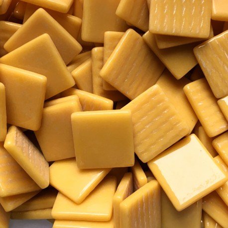 Pâte de Verre 25mm Ciepły Żółty