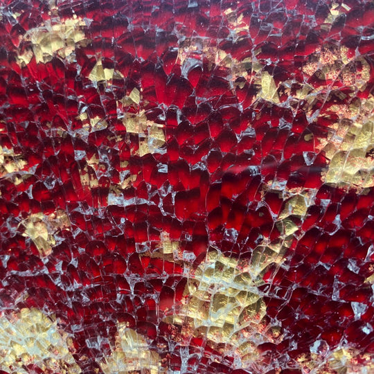 Szkło Bezpieczne Czerwone Złoto