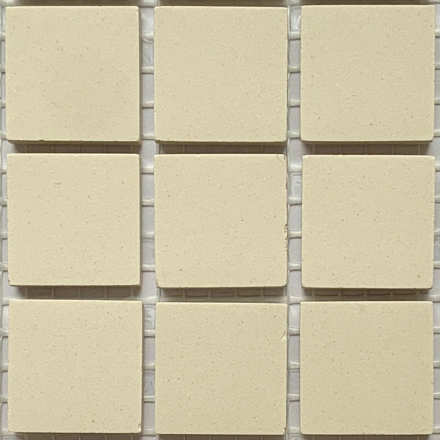Winckelmans Blanc – matte mozaïektegels van 20x20 mm op gaas