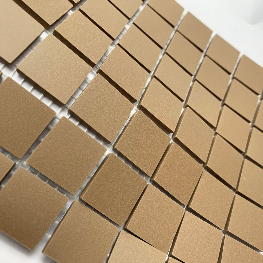 Winckelmans Café – matte mozaïektegels van 20x20 mm op gaas