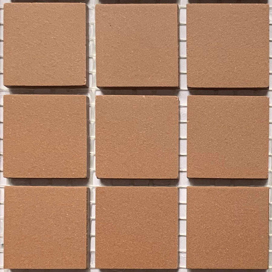 Winckelmans Havane – carreaux de mosaïque mats de 20x20 mm sur filet