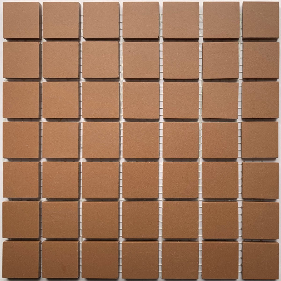 Winckelmans Havane – carreaux de mosaïque mats de 20x20 mm sur filet