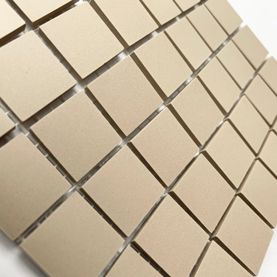 Winckelmans Linen – carreaux de mosaïque mats de 20x20 mm sur filet