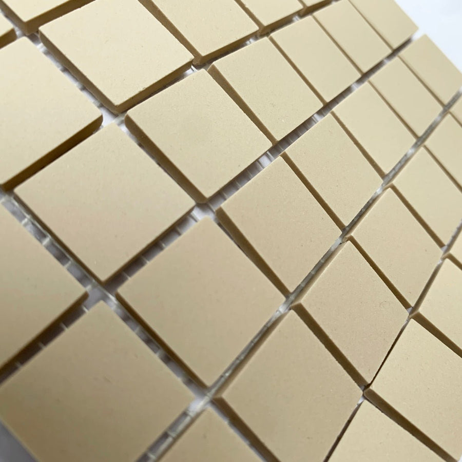 Winckelmans Ontario – carreaux de mosaïque mats de 20x20 mm sur filet